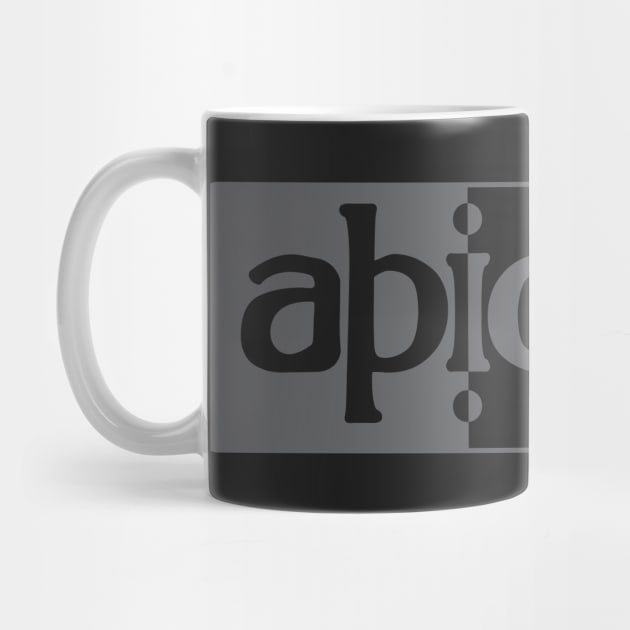 Abide Ambigram Logo Wide by Miskatonic